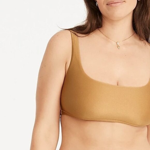 NWT J.Crew Two Piece Bikini Set Liquid Bronze XXL - Picture 5 of 10